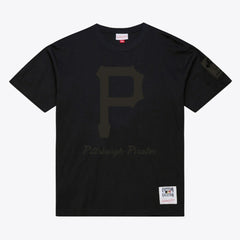 Pittsburgh Pirates Cooperstown Collection Phantom T-Shirt Black | Mitchell & Ness