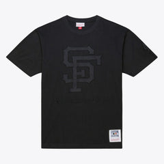 San Francisco Giants Cooperstown Collection Phantom T-Shirt Black | Mitchell & Ness