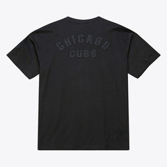Chicago Cubs Cooperstown Collection Phantom T-Shirt Black | Mitchell & Ness