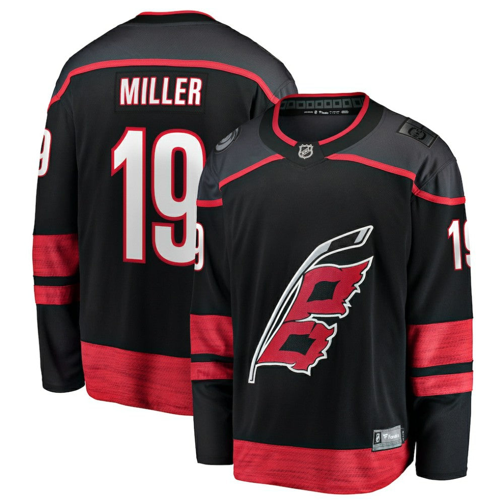 K'Andre Miller Carolina Hurricanes Fanatics Home Breakaway Jersey Black