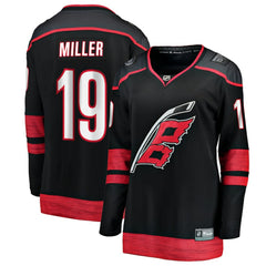 K'Andre Miller Carolina Hurricanes Fanatics Women's Home Breakaway Jersey Black