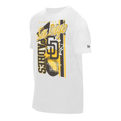 San Diego Padres Big Graphic Domestic T-Shirt White | New Era