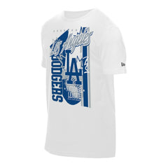 Los Angeles Dodgers Big Graphic Domestic T-Shirt White | New Era