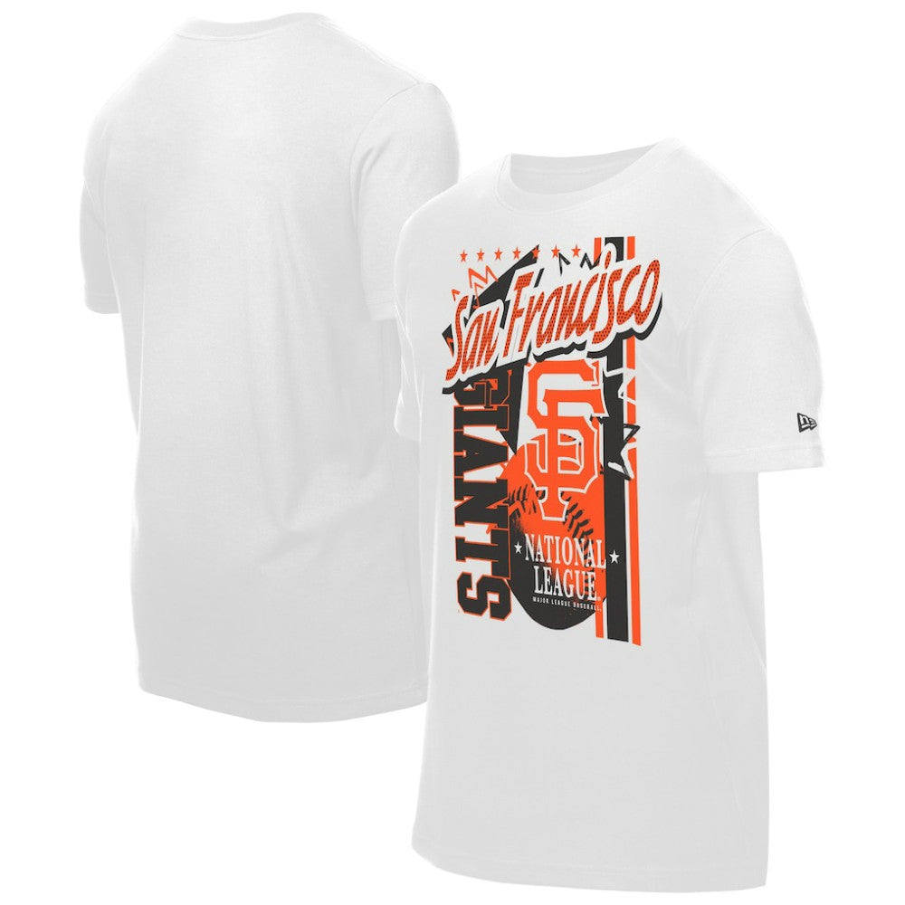San Francisco Giants Big Graphic Domestic T-Shirt White | New Era