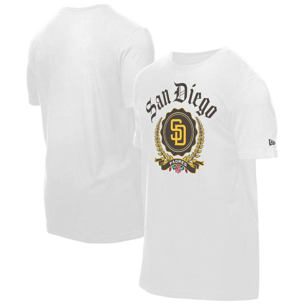 San Diego Padres Fleur Domestic T-Shirt White | New Era