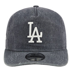 Los Angeles Dodgers Throwback Denim Classic 19TWENTY Adjustable Hat Navy Heather | New Era