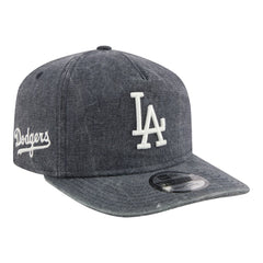Los Angeles Dodgers Throwback Denim Classic 19TWENTY Adjustable Hat Navy Heather | New Era