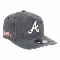 Atlanta Braves Denim Classic 19TWENTY Adjustable Hat Navy Heather | New Era