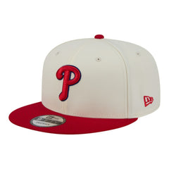 Philadelphia Phillies Localized 9FIFTY Snapback Hat Cream/Red | New Era