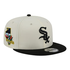 Chicago White Sox Localized 9FIFTY Snapback Hat Cream/Black | New Era