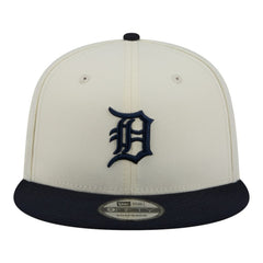 Detroit Tigers Localized 9FIFTY Snapback Hat Cream/Navy | New Era