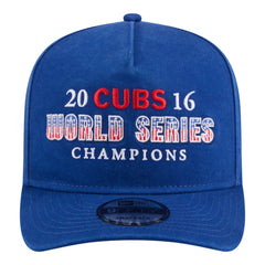 Chicago Cubs 2016 World Series Champions Historic 9FIFTY A-Frame Snapback Hat Royal | New Era