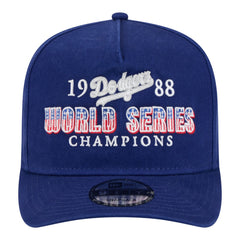 Los Angeles Dodgers 1988 World Series Champions Throwback 9FIFTY A-Frame Snapback Hat Royal | New Era