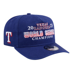 Texas Rangers 2023 World Series Champions Historic 9FIFTY A-Frame Snapback Hat Royal | New Era