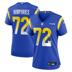 D.J. Humphries Los Angeles Rams Women's Team Game Jersey - Royal