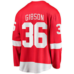 John Gibson Detroit Red Wings Fanatics Home Breakaway Jersey Red