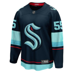 Ryan Lindgren Seattle Kraken Fanatics Home Breakaway Jersey Deep Sea Blue