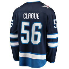 Kale Clague Winnipeg Jets Fanatics Home Breakaway Jersey Navy