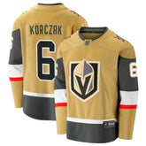 Kaedan Korczak Vegas Golden Knights Fanatics Home Breakaway Jersey Gold