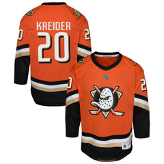 Chris Kreider Anaheim Ducks Outerstuff Youth Home Replica Jersey Orange