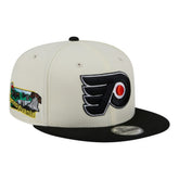 Philadelphia Flyers New Era Injection Localized Two-Tone 9FIFTY Snapback Hat White/Black