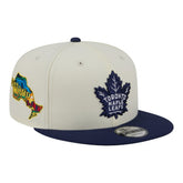 Toronto Maple Leafs New Era Injection Localized Two-Tone 9FIFTY Snapback Hat White/Navy