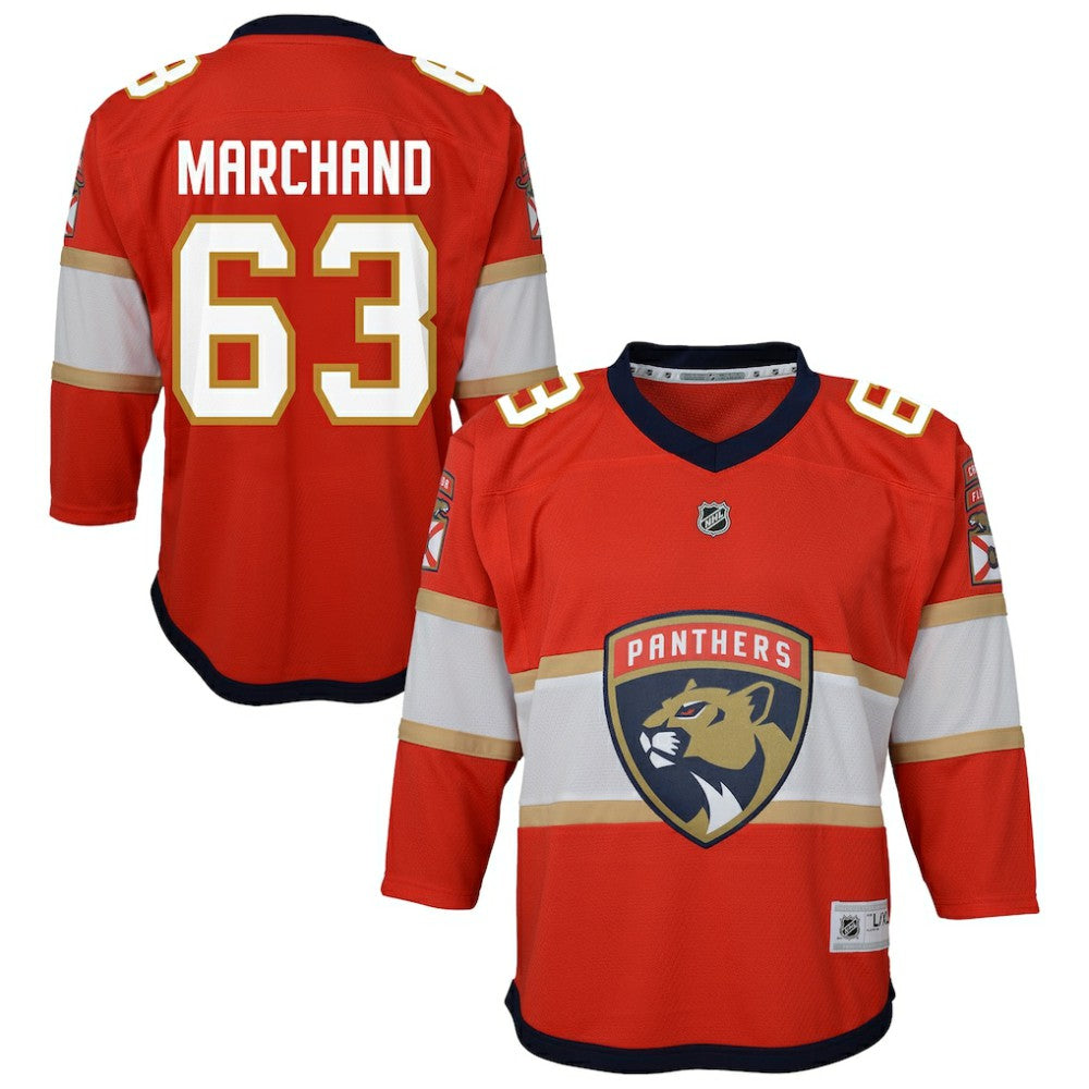 Brad Marchand Florida Panthers Outerstuff Youth Home Replica Jersey Red