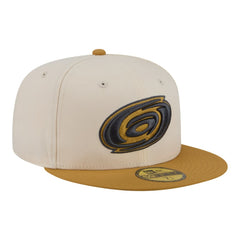 Carolina Hurricanes New Era Colorpack Two-Tone 59FIFTY Fitted Hat Cream/Tan