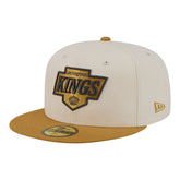 Los Angeles Kings New Era Colorpack Two-Tone 59FIFTY Fitted Hat Cream/Tan