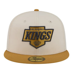 Los Angeles Kings New Era Colorpack Two-Tone 59FIFTY Fitted Hat Cream/Tan