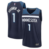 Terrence Shannon Jr. Minnesota Timberwolves Fast Break Replica Jersey - Navy - Icon Edition