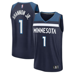 Terrence Shannon Jr. Minnesota Timberwolves Fast Break Replica Jersey - Navy - Icon Edition