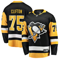 Connor Clifton Pittsburgh Penguins Fanatics Home Breakaway Jersey Black