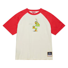 Pittsburgh Pirates Women's Boyfriend Raglan T-Shirt Cream | Mitchell & Ness