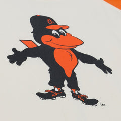 Baltimore Orioles Women's Boyfriend Raglan T-Shirt Cream | Mitchell & Ness