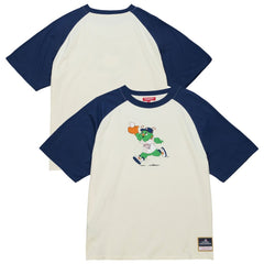 Houston Astros Women's Boyfriend Raglan T-Shirt Cream | Mitchell & Ness