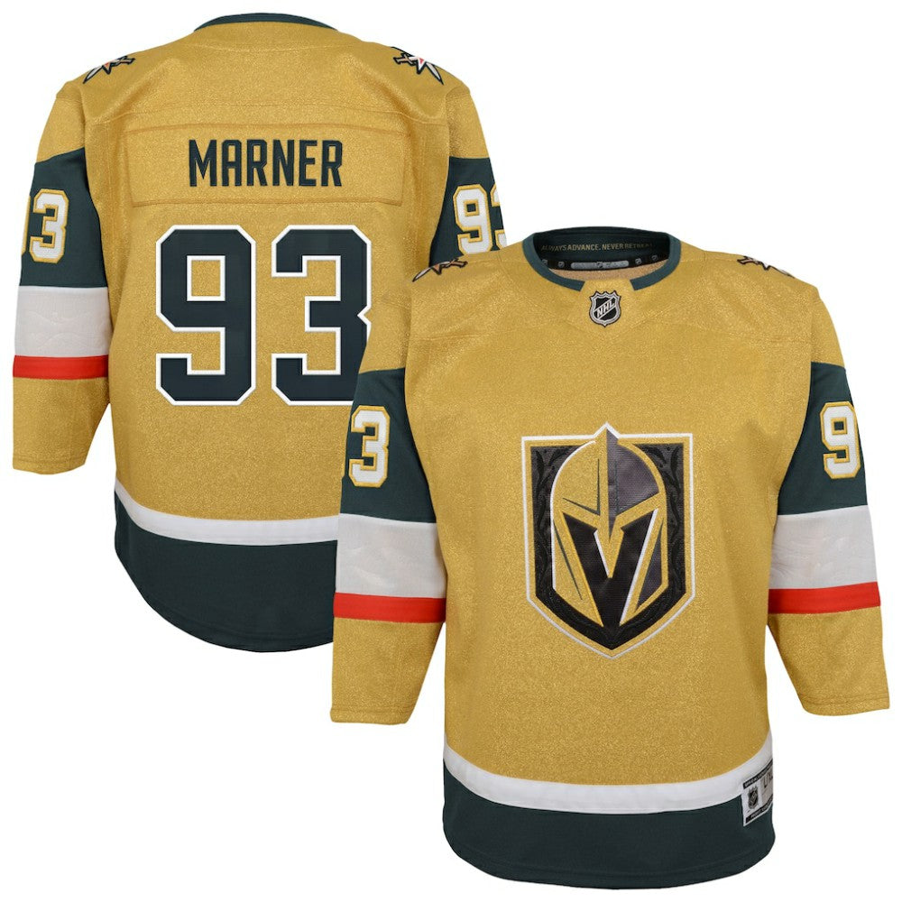 Mitch Marner Vegas Golden Knights Outerstuff Youth Premier Player Jersey Gold