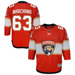 Brad Marchand Florida Panthers Outerstuff Youth Premier Player Jersey Red