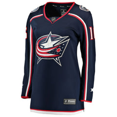 Brendan Gaunce Columbus Blue Jackets Fanatics Women's Home Breakaway Jersey Navy