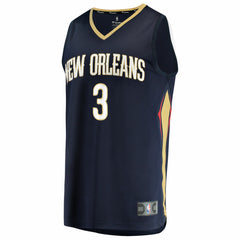 Jordan Poole New Orleans Pelicans Fast Break Replica Jersey - Navy - Icon Edition