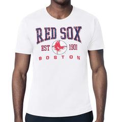 Boston Red Sox Starter Distressed Logo T-Shirt White