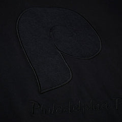 Philadelphia Phillies Women's Cooperstown Collection Phantom Cropped T-Shirt Black | Mitchell & Ness