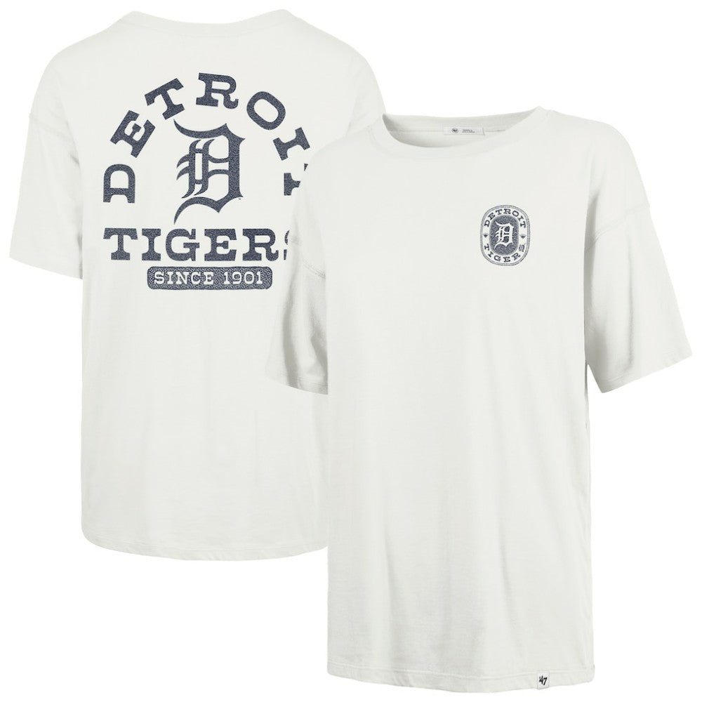 Detroit Tigers Women's Back Canyon Sadie T-Shirt Natural | 47 brand