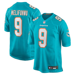 Ifeatu Melifonwu Miami Dolphins Team Game Jersey - Aqua