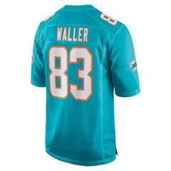 Darren Waller Miami Dolphins Team Game Jersey - Aqua
