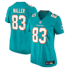 Darren Waller Miami Dolphins Women's Team Game Jersey - Aqua