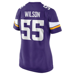 Eric Wilson Minnesota Vikings Women's Team Game Jersey - Purple