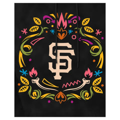 San Francisco Giants Día de los Muertos Brushed Fleece Hoodie Black | New Era