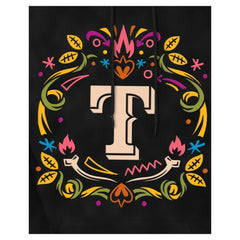 Texas Rangers Día de los Muertos Brushed Fleece Hoodie Black | New Era