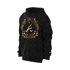 Atlanta Braves Día de los Muertos Brushed Fleece Hoodie Black | New Era